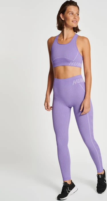 hummel Christel Sport-BH paisley purple/lavender melange (Damen)