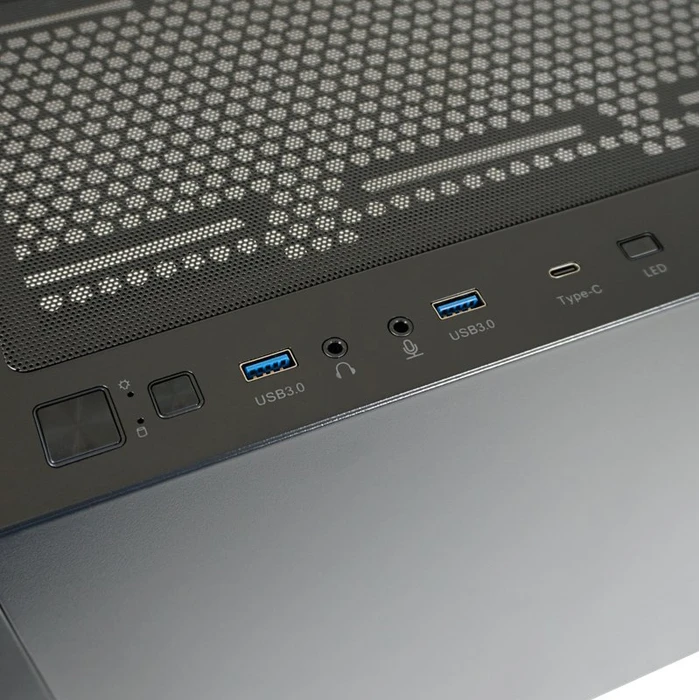 LC-Power Gaming 810B Dark_Crawler_X, schwarz, Glasfenster
