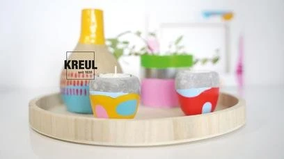 Kreul Color Living Acrylfarbe Glanz, 6 Farben, 20ml, 6er-Set