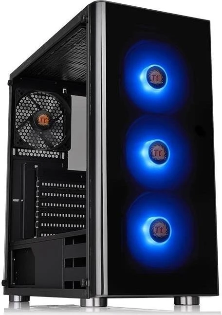 Thermaltake V200 TG RGB, schwarz, Glasfenster