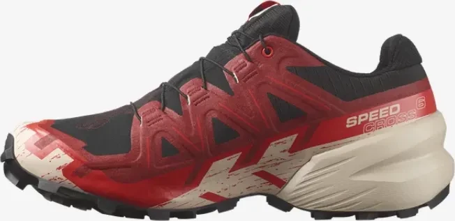Salomon Speedcross 6 GTX black/red dalhia/poppy red (Herren)