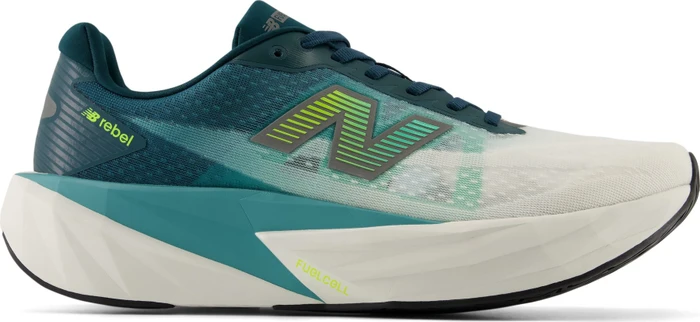 New Balance FuelCell Rebel v5 medusa green/faded teal (Herren)