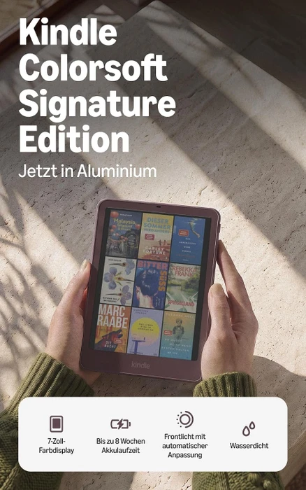 Amazon Kindle Colorsoft Signature Edition (3. Generation), Feige, 32GB Flash [2026]