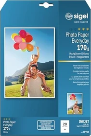 Sigel Photo Paper Everyday Inkjetpapier hochglänzend weiß, A4, 170g/m², 20 Blatt