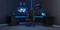 Anda Seat Luna Premium Stoff Gamingstuhl, schwarz Vorschaubild