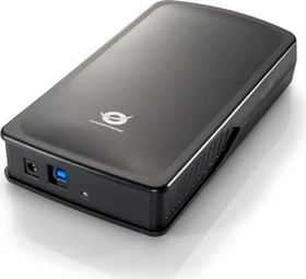 Conceptronic Grab'n'GO Hard Disk Box, schwarz, 3.5", USB-B 3.0