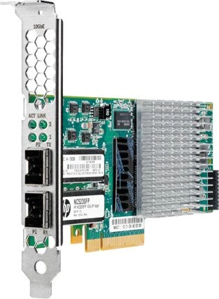 HP NC523SFP LAN-Adapter, 2x SFP+, PCIe 2.0 x8