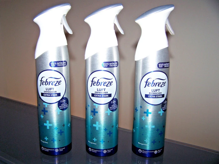 Febreze Lufterfrischer-Spray Extra Stark Morgentau, 185ml