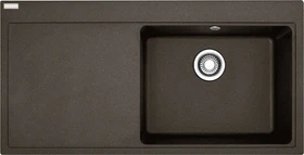 Franke Mythos MTG 611 Einbau Becken rechts mit Ablauffernbedienung umbra