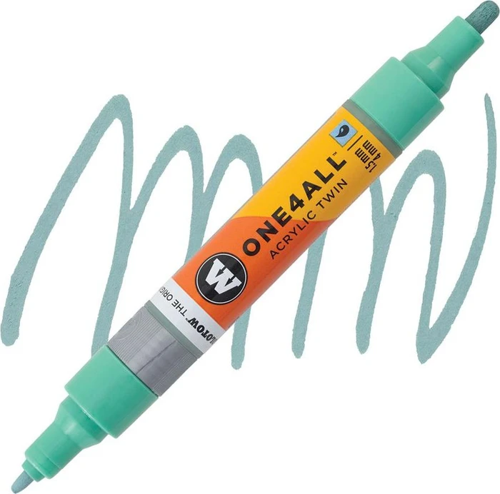 Molotow ONE4ALL Twin 1.5/4mm Acrylmarker pastellblau