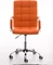 CLP Deli V2 Kunstleder Bürostuhl, orange Vorschaubild