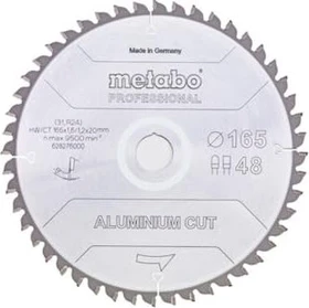 Metabo Aluminium Cut Professional Kreissägeblatt 48Z, 165x1.2x20mm, 1 Stück