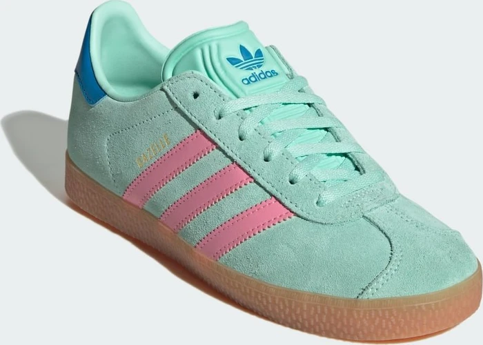 adidas Gazelle clear mint/bliss pink/bright blue (Junior)