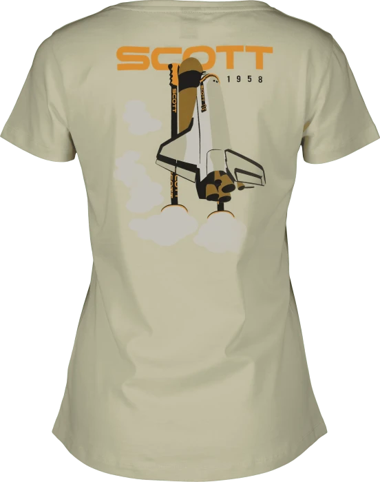 Scott Retro T-Shirt kurzarm soft yellow (Damen)