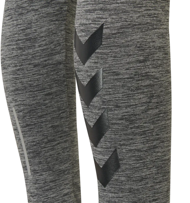hummel Selby Tapered Trainingshose lang grey melange