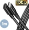 Axagon USB-C Verlängerung, USB 3.2 Gen2x2, 20Gb/s, 8K60Hz, 240W PD EPR, USB-C [Stecker] auf USB-C [Buchse], Verlängerungskabel C/C, 1m Vorschaubild