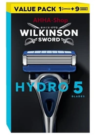 Wilkinson Sword Hydro 5 Rasierer + 9 Wechselklingen