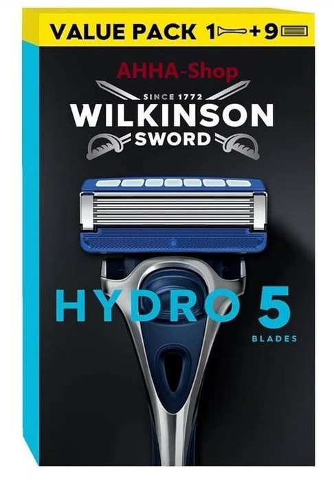 Wilkinson Sword Hydro 5 Rasierer + 9 Wechselklingen