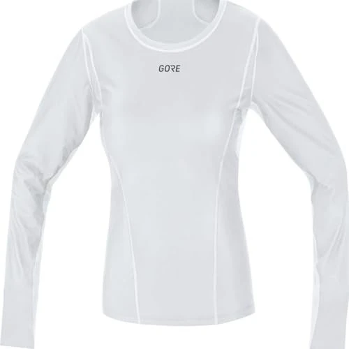Gore Wear Gore Windstopper Base Layer Thermo Funktionsshirt langarm light grey/white (Damen)