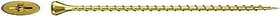 fischer ClassicFast FSPII CZF YC 500 PZ2 Spanplattenschraube, 4.5x40mm, 500 Stück