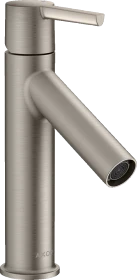 Hansgrohe Axor Starck Einhebel-Waschtischmischer 100 mit Hebelgriff und Ablaufgarnitur edelstahloptik