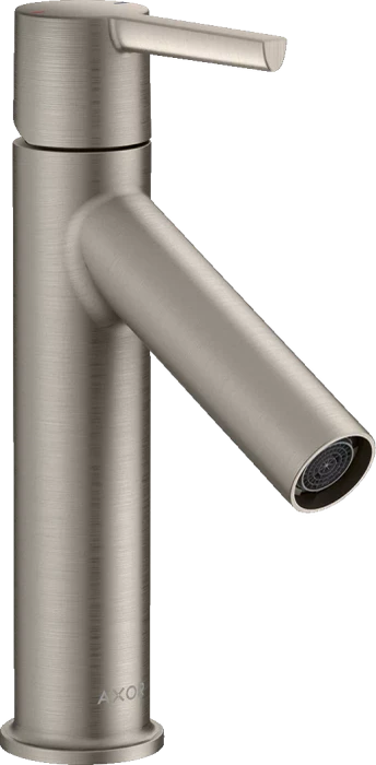 Hansgrohe Axor Starck Einhebel-Waschtischmischer 100 mit Hebelgriff und Ablaufgarnitur edelstahloptik