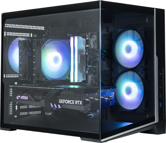 Zalman D30 Black, Glasfenster