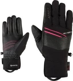 Ziener Kadja GTX PR Skihandschuhe schwarz/rot (Damen)