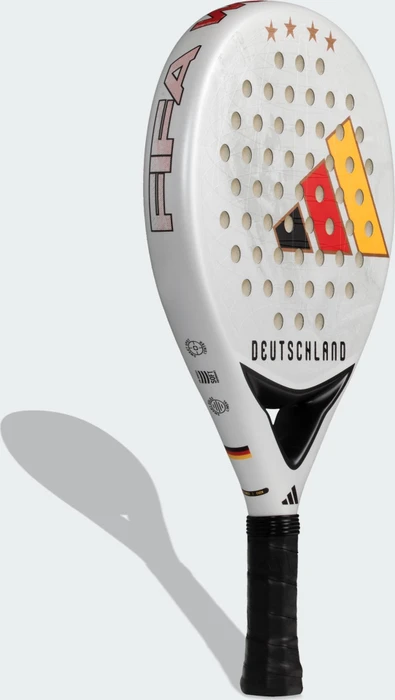 adidas GER OLP WC2026 Padel-Tennisschläger white/carbon/solar red/yellow