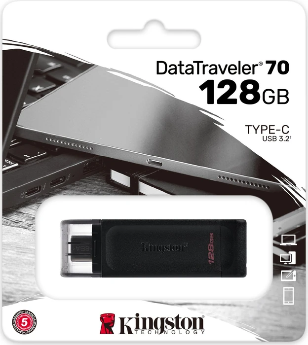 Kingston DataTraveler 70 128GB, USB-C, USB 3.2 Gen 1×1