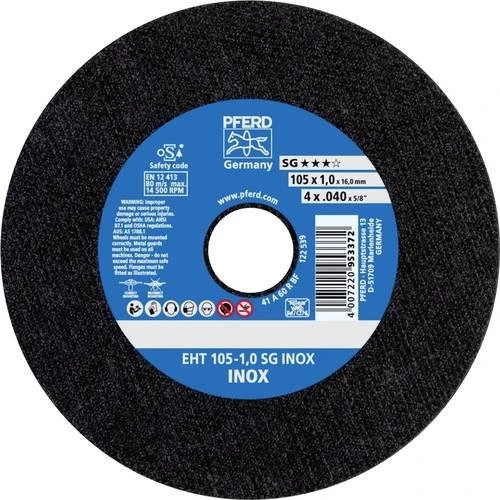 Pferd EHT 105-1.0 SG INOX/16.0 Trennscheibe, 105x1x16mm, 25 Stück