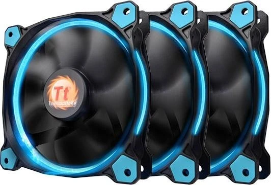 Thermaltake Riing 12 LED blau, 120mm, 3er-Pack