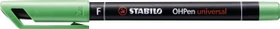 STABILO OHPen universal permanent F grün, 10er-Pack
