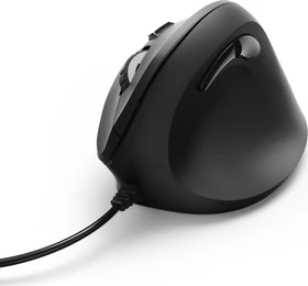 Hama EMC-500 Vertical Maus schwarz, USB (00182698)