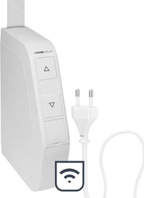 Rademacher RolloTron Schwenkwickler Standard DuoFern 2550 Minigurt, weiß, elektrischer Gurtwickler