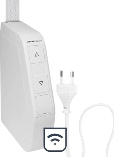 Rademacher RolloTron Schwenkwickler Standard DuoFern 2550 Minigurt, weiß, elektrischer Gurtwickler