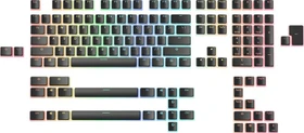Glorious Aura V2 Keycap Set, Kunststoff (PBT) Double-Shot, schwarz, 145 Tasten (104+41), ANSI-US
