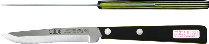 Güde Universalmesser 10cm schwarz-gelb