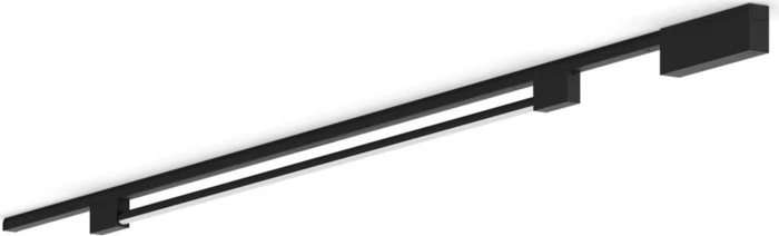 Philips Hue White and Color Ambiance Basis Perifo Schienensystem für die Decke gerade mit 1 Gradient Light Tube groß schwarz