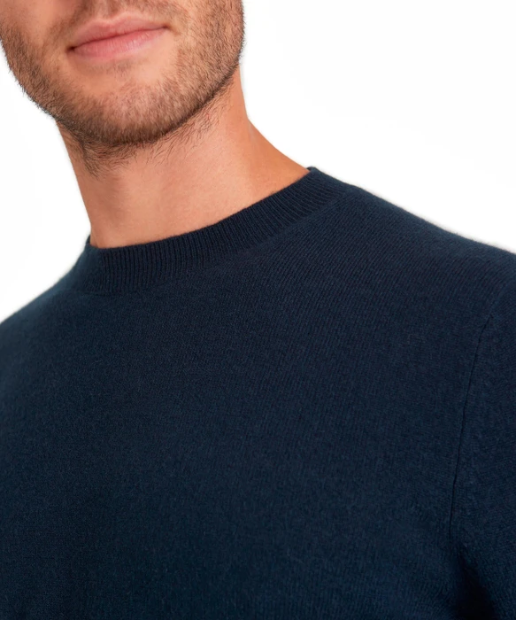Falke Luxury Rundhals Pullover space blue (Herren)