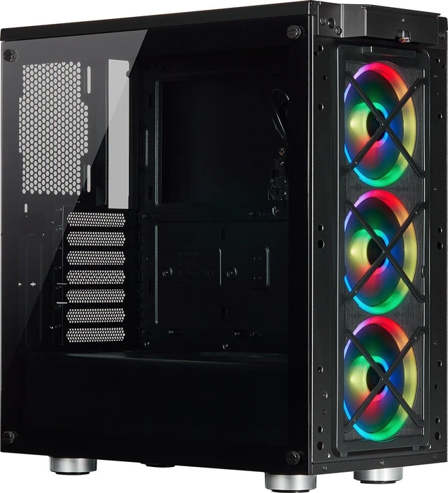 Corsair iCue 465X RGB, schwarz, Glasfenster