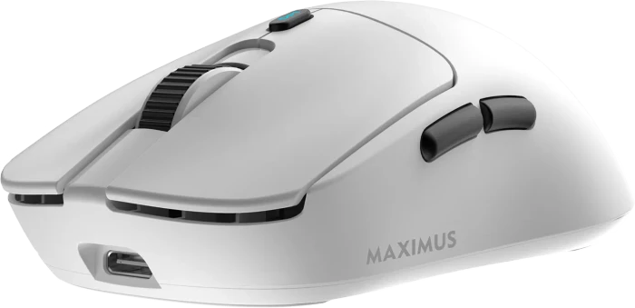 White Shark Maximus White Wireless Gaming Mouse, weiß, USB/Bluetooth