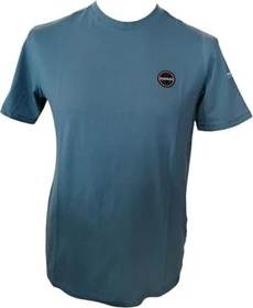 Napapijri Badge T-Shirt kurzarm grau (Herren)