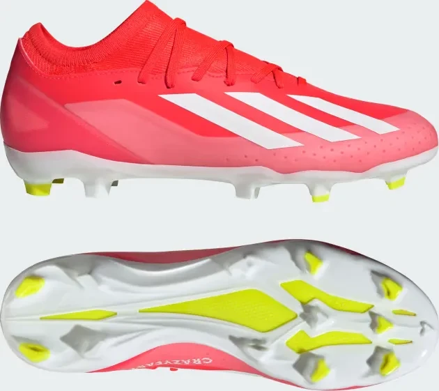 adidas X Crazyfast.3 League FG solar red/cloud white/team solar yellow 2