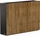 Herstera Deco Planter Divider L Pflanzkasten 120x25cm schwarz/holz (31834102)