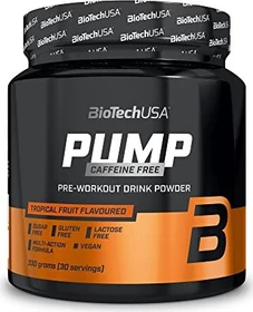 BioTech USA Pump Caffeine Free Tropische Früchte 330g