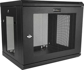 StarTech RK9WALM Wandgehäuse 9HE, schwarz, 450mm tief