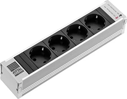 Rittal Steckdosenmodul, PSM Einsteckmodul, 4-fach