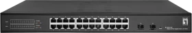 LevelOne GES Rackmount Gigabit Smart Switch, 24x RJ-45, 2x SFP (GES-2126 / 52091503)