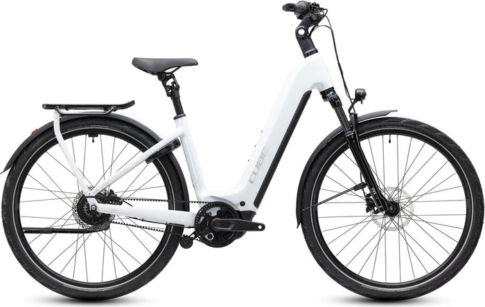 Cube Kathmandu Hybrid Deluxe Pro 800 Easy Entry metallicwhite'n'chrome Modell 2027